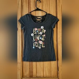 Girls "BEAUTIFUL" shirt
